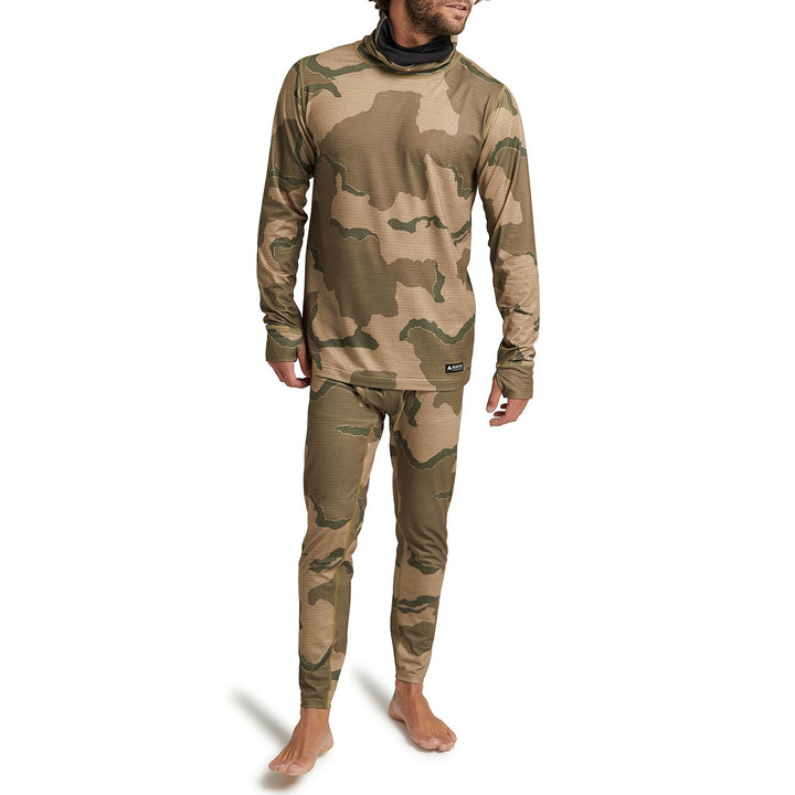 Burton Midweight Long Neck Top Barren Camo