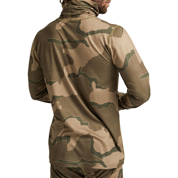 Burton Midweight Long Neck Top Barren Camo