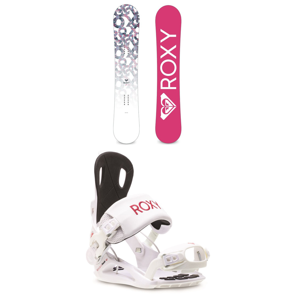 Roxy Glow Snowboard + Rock-It Dash Snowboard Bindings - Women's 2021