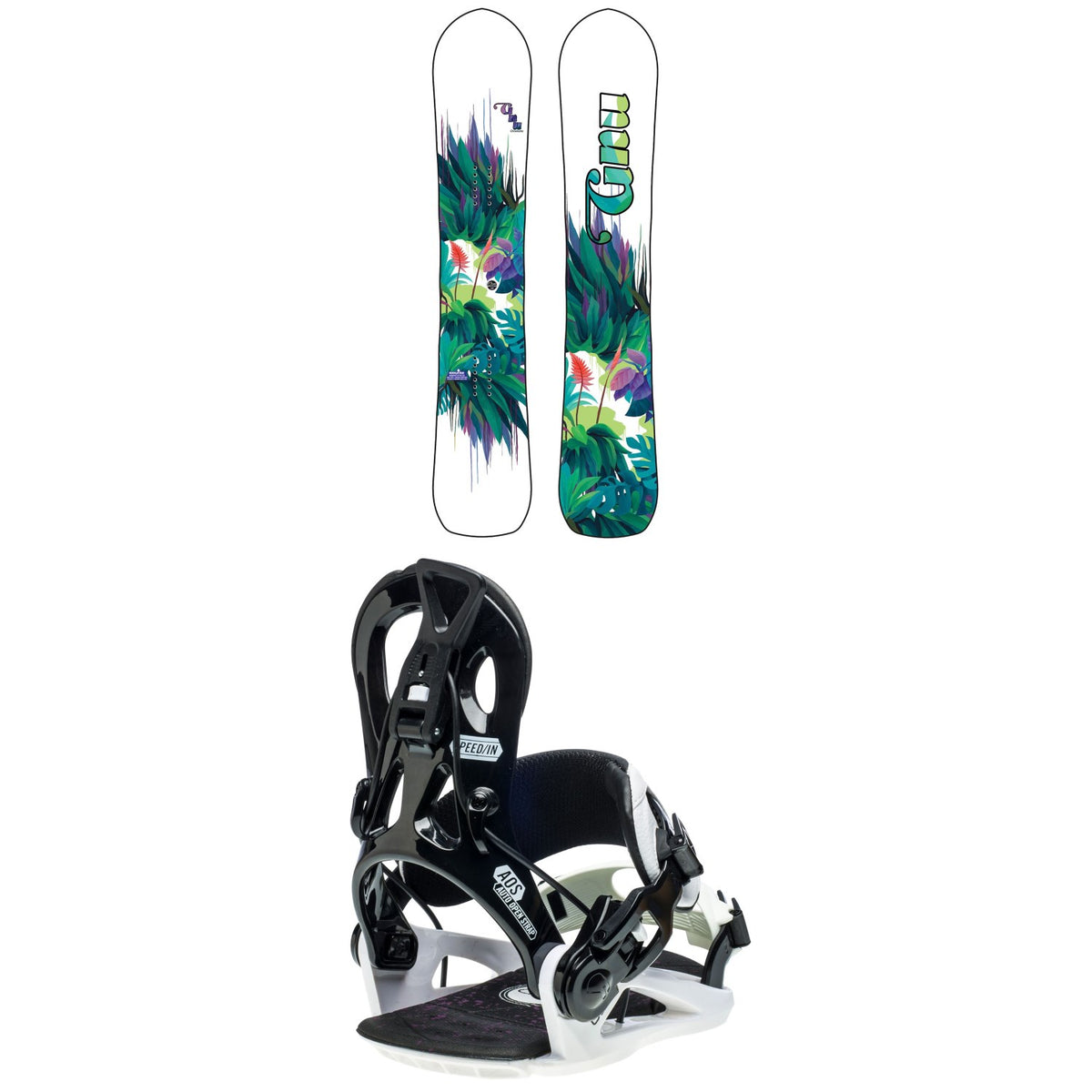 GNU Chromatic BTX Snowboard + B-Real Snowboard Bindings - Women's 2021
