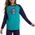 Burton Midweight Base Layer Tech T-Shirt - Kids' Dynasty Green/Parachute Purple