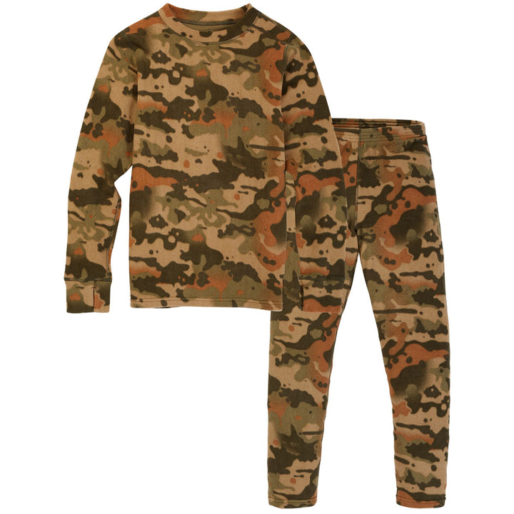 Burton Fleece Base Layer Set - Kids' Kelp Birch Camo