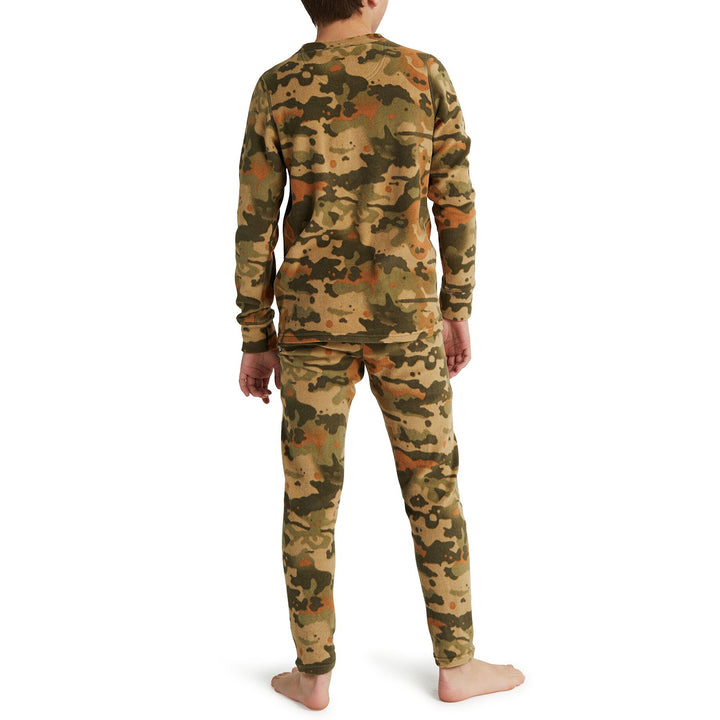 Burton Fleece Base Layer Set - Kids' Kelp Birch Camo