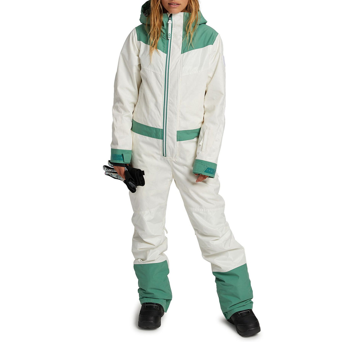 Burton Larosa One Piece - Women's Stout White/Frosty Spruce
