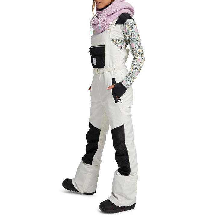 Burton Larosa Bib Pants - Women's Stout White/True Black