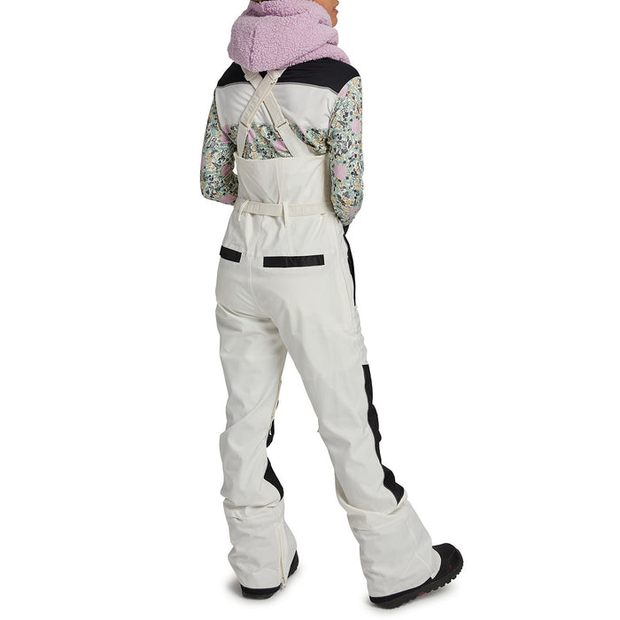 Burton Larosa Bib Pants - Women's Stout White/True Black