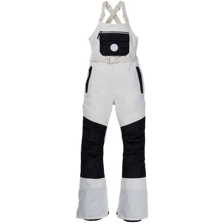 Burton Larosa Bib Pants - Women's Stout White/True Black
