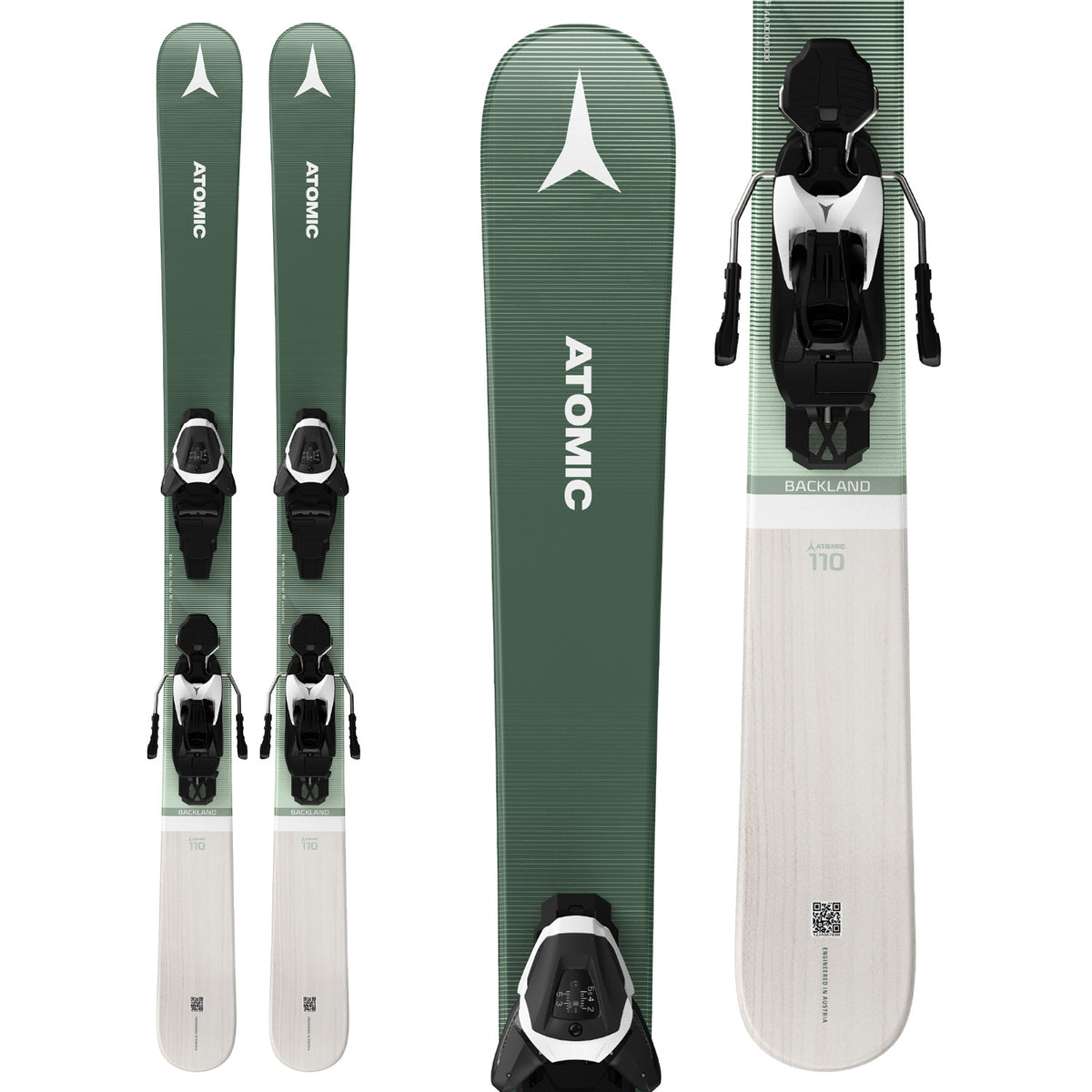 Atomic Backland Girl Skis + L 6 GW Bindings - Toddler Girls' 2022