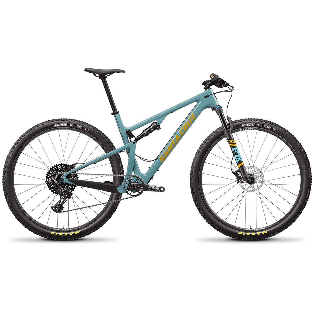 Santa Cruz Bicycles Blur C R Complete Mountain Bike 2020 Aqua