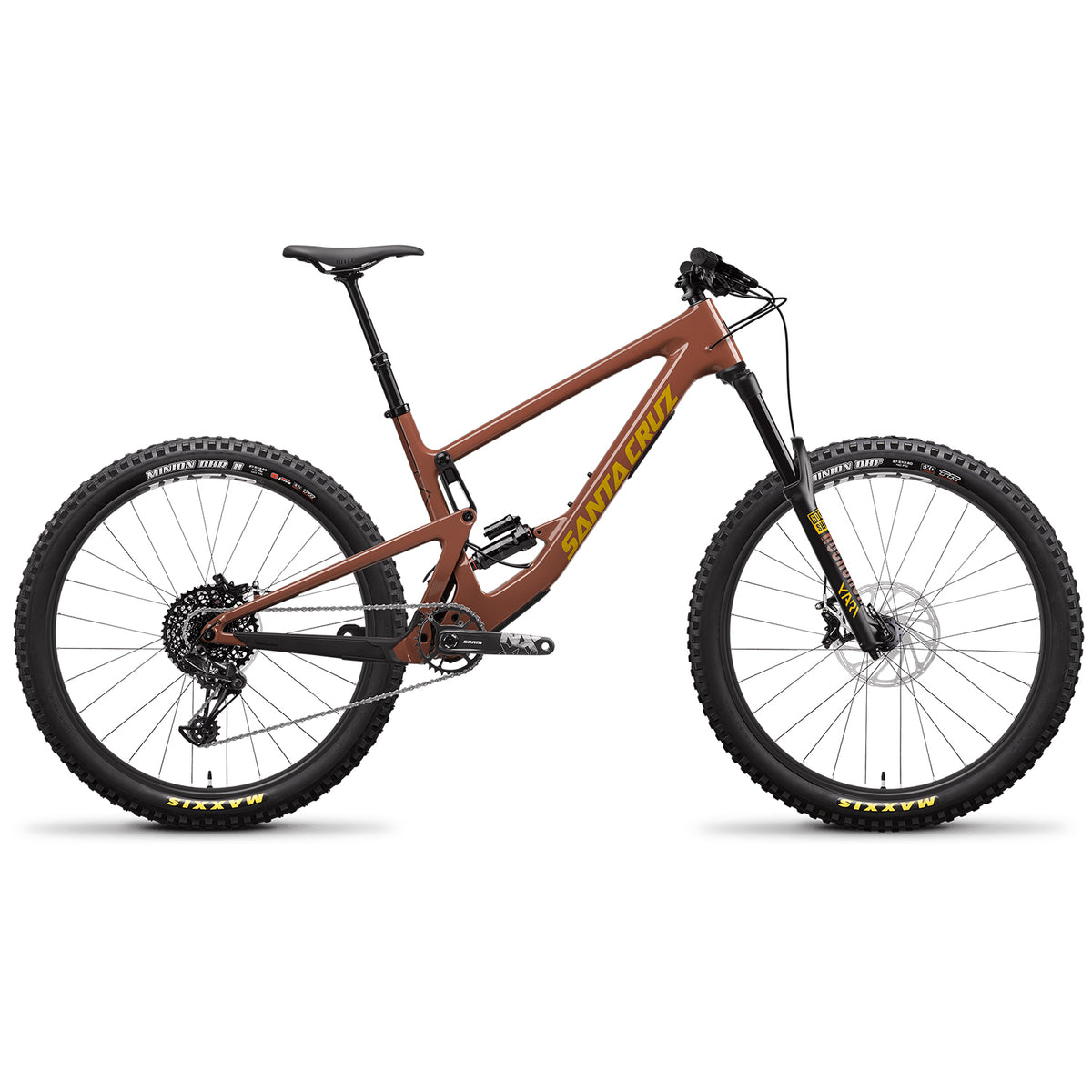 Santa Cruz Bicycles Bronson C R+ Complete Mountain Bike 2020 Red Tide