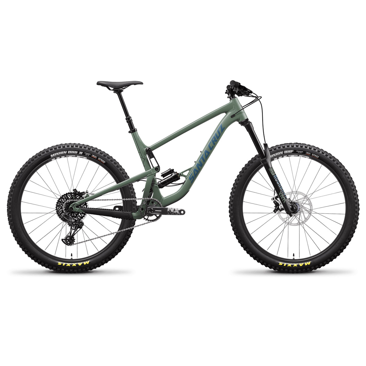Santa Cruz Bicycles Bronson A R + Complete Mountain Bike 2020 Matte Olive