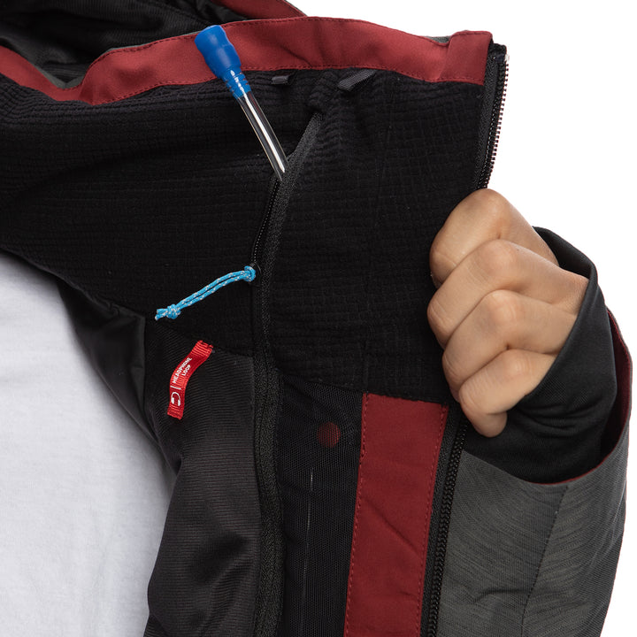 686 GLCR Hydrastash® Reserve Insulated Jacket Charcoal Heather Colorblock