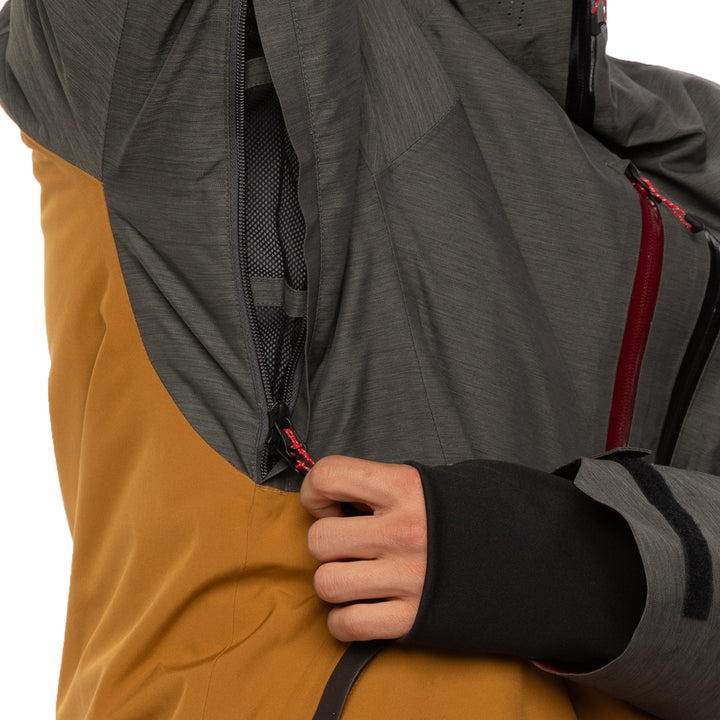 686 GLCR Hydrastash® Reserve Insulated Jacket Charcoal Heather Colorblock