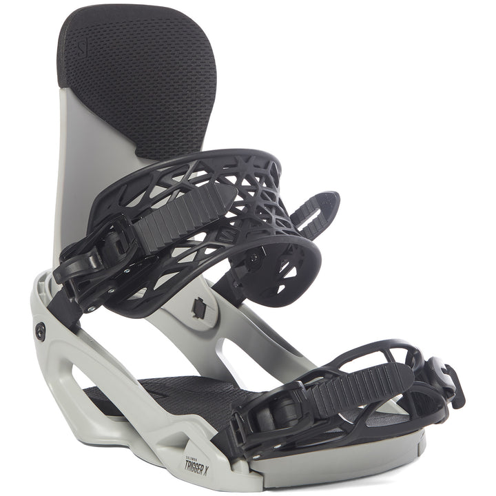 Salomon Trigger X Snowboard Bindings 2023 Grey