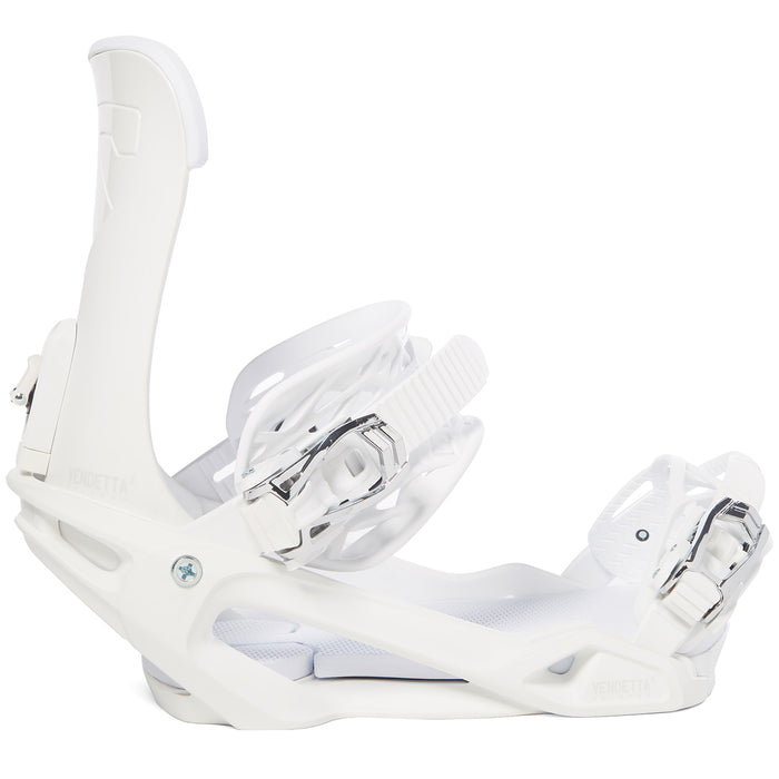 Salomon Vendetta X Snowboard Bindings - Women's 2021 White