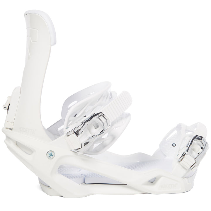Salomon Vendetta X Snowboard Bindings - Women's 2021 White
