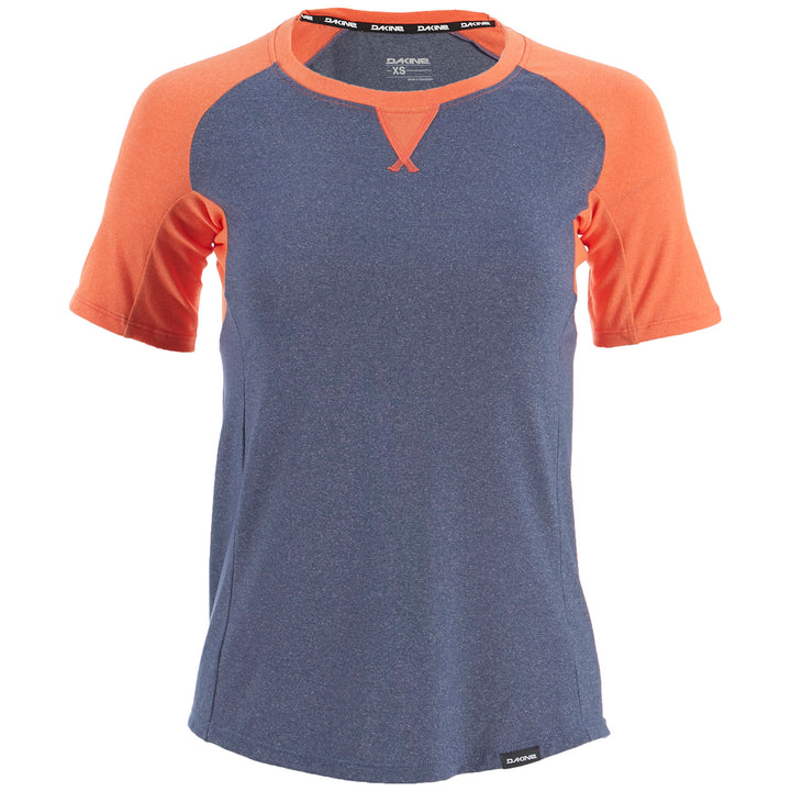 Dakine Xena SS Jersey - Women's Crown Blue/Bright Coral