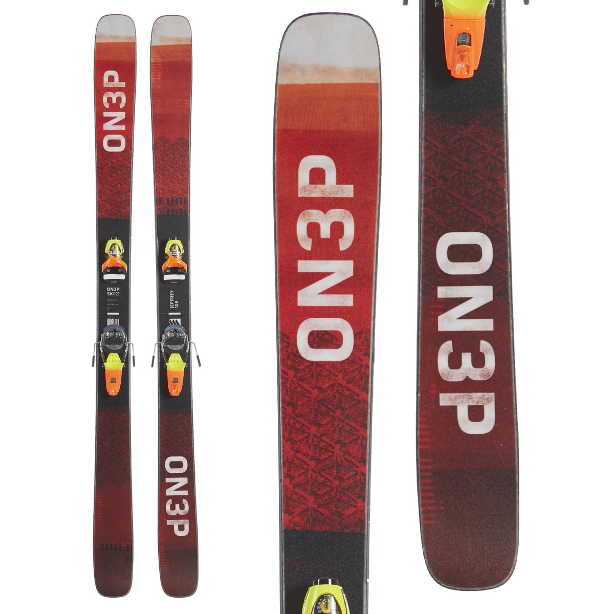 ON3P Jeffrey 108 Skis + Look Pivot 18 Bindings 2020