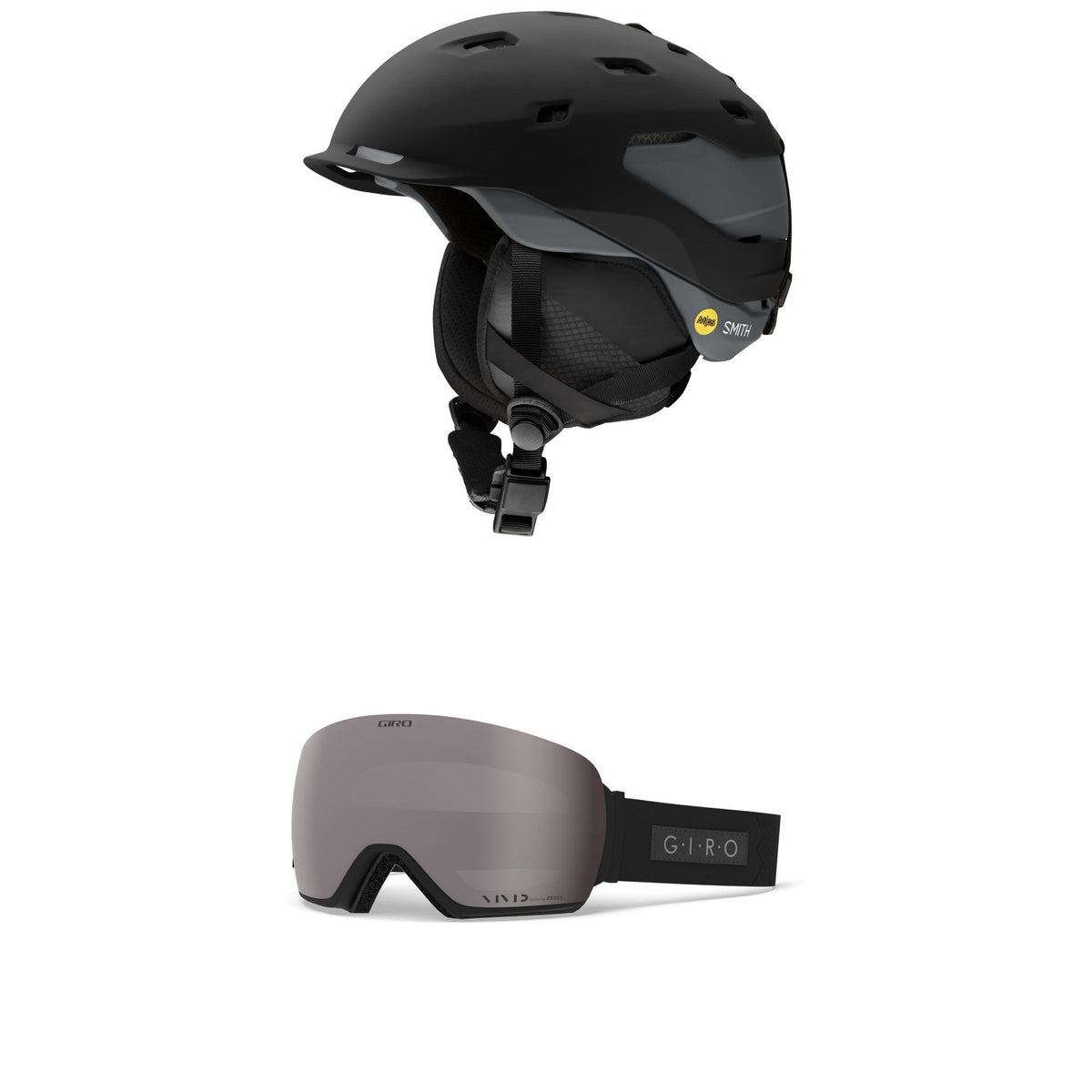 Smith Quantum MIPS Helmet + Giro Lusi Goggles - Women's