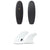 Almond Surfboards R-Series 5'4" Secret Menu Surfboard + Futures V2Q1 Medium Thermotech Quad Fin Set