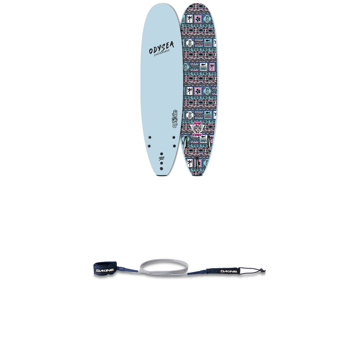 Catch Surf Odysea 7'0" Log x Jamie O'Brien Surfboard + Dakine Kainui Team 7' Leash