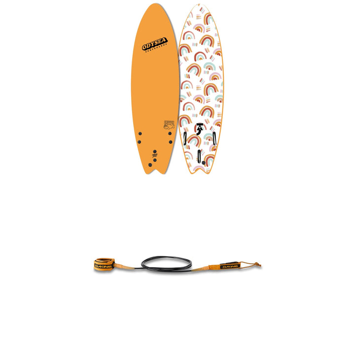 Catch Surf Odysea 6'6" Skipper Thruster x Taj Burrow Pro Surfboard + Dakine Kainui Team 6' Leash