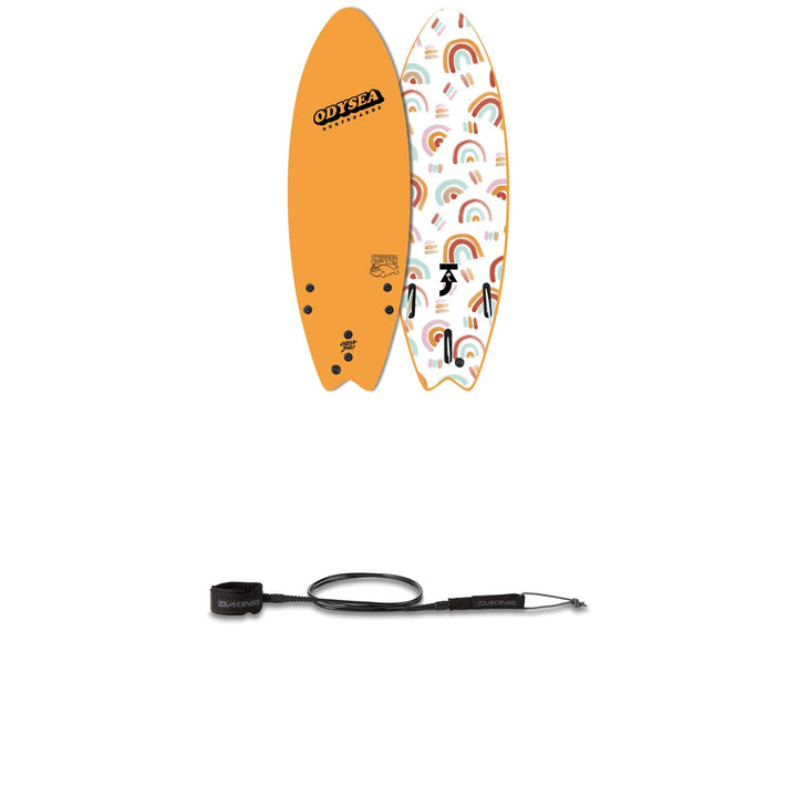 Catch Surf Odysea 5'6" Skipper Thruster x Taj Burrow Pro Surfboard + Dakine Kainui Team 6' Leash