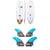 Lib Tech x Lost Freak Flag Bean Bag Surfboard + Lib Tech Quad Fin Set