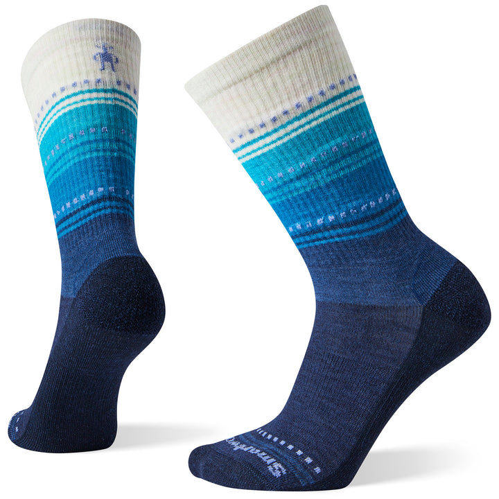 Smartwool Hike Ultra Light Sulawesi Crew Socks - Women's Deep Navy