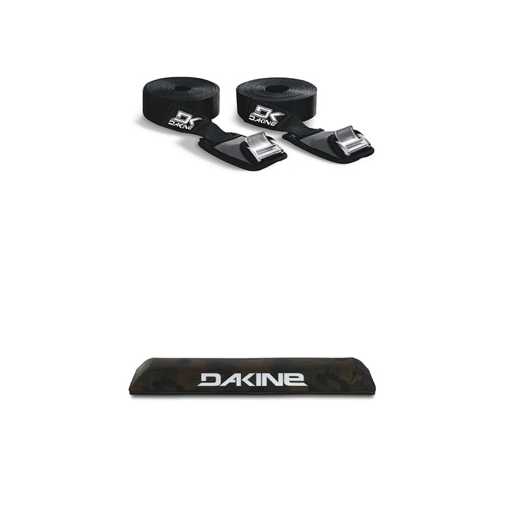 Dakine Baja 12' Tie Down Straps - Set of 2 + Dakine 18" Aero Rack Pads - Set of 2
