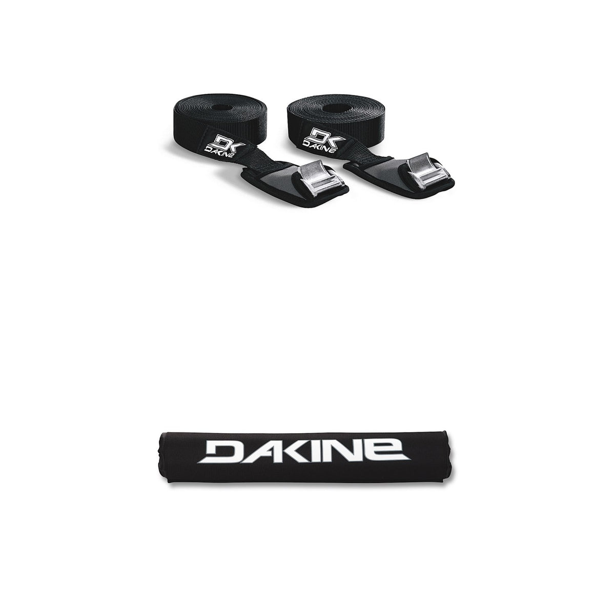 Dakine Baja 12' Tie Down Straps - Set of 2 + Dakine 18" Rack Pads - Set of 2