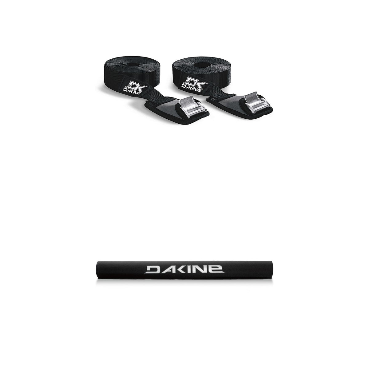 Dakine Baja 12' Tie Down Straps - Set of 2 + Dakine 34" Rack Pads - Set of 2