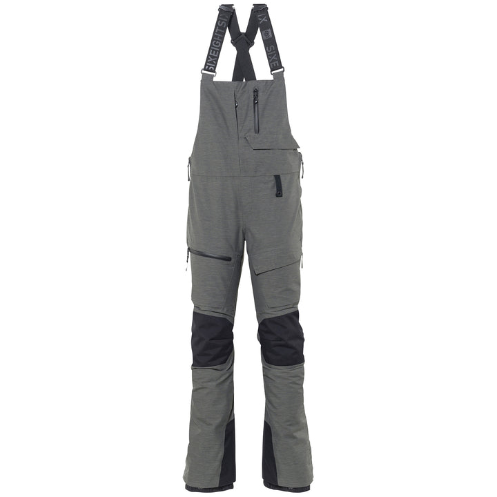 686 GLCR Geode Thermagraph Bibs - Women's Charcoal Heather