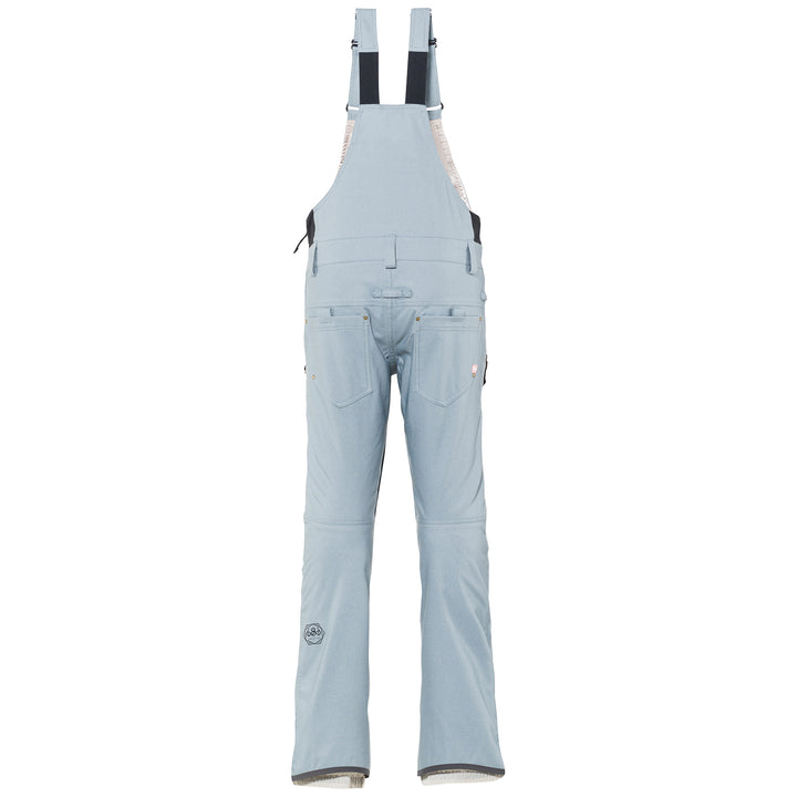 686 Black Magic Insulated Bibs - Women's Blue Denim