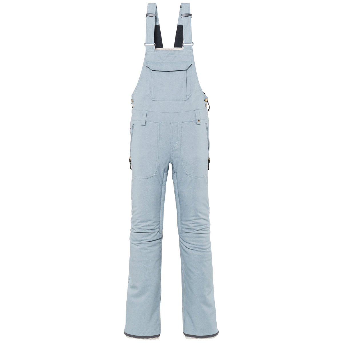 686 Black Magic Insulated Bibs - Women's Blue Denim