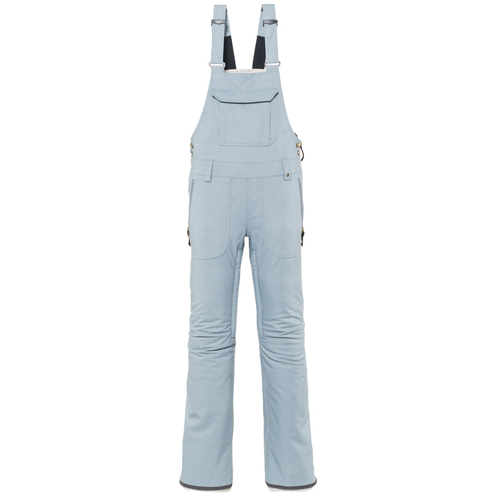 686 Black Magic Insulated Bibs - Women's Blue Denim