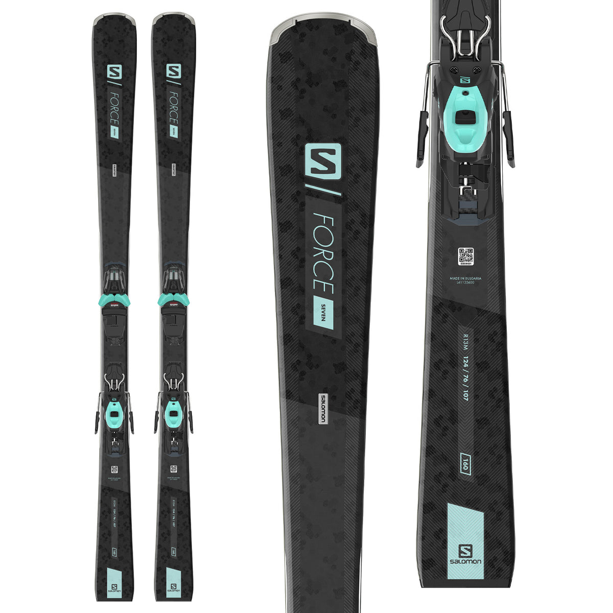 Salomon S/Force W 7 Skis + M10 GW Bindings - Women's 2021