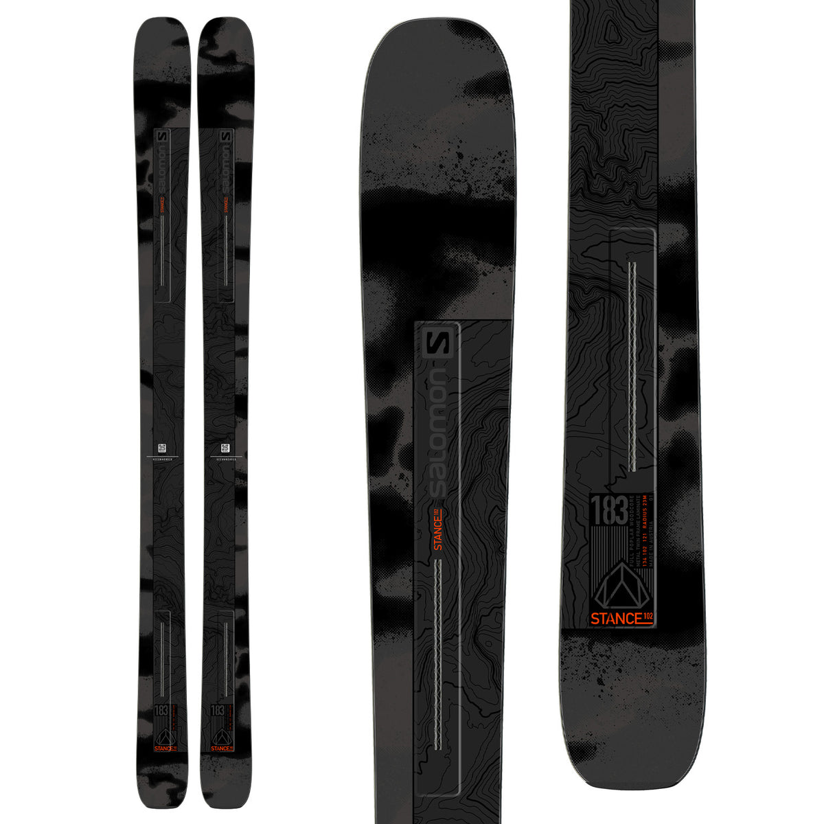 Salomon Stance 102 Skis 2022
