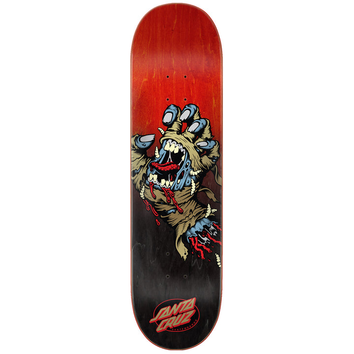 Santa Cruz Mummy Hand Wide Tip 8.25 Skateboard Deck