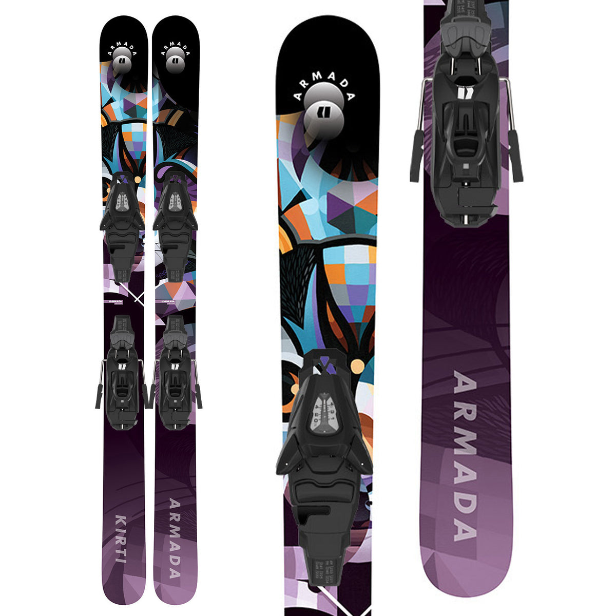 Armada Kirti Skis + C5 GW Bindings - Toddler Girls' 2021