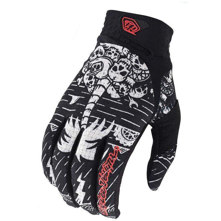 Troy Lee Designs Limited Edition Air Bike Gloves Boneyard Black