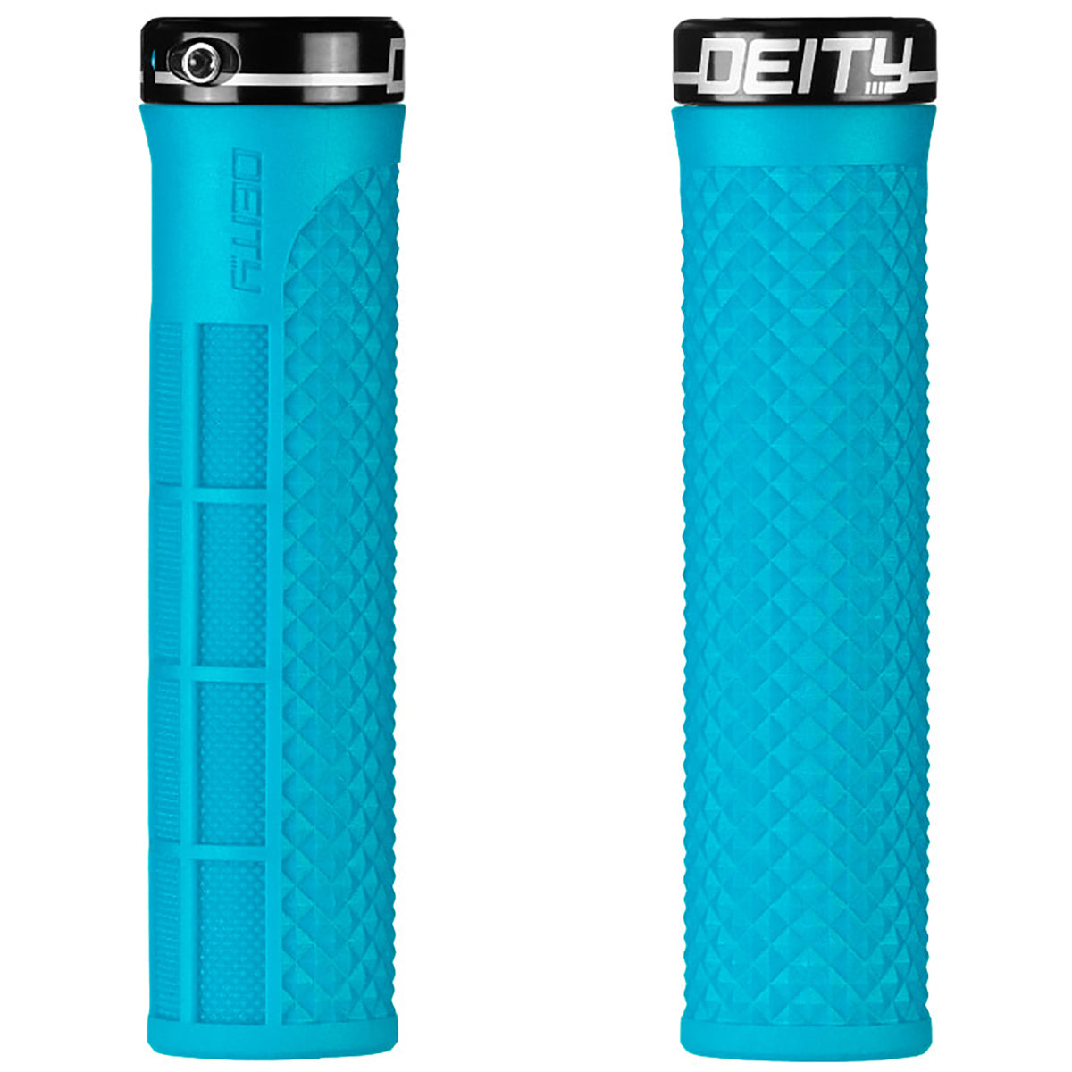 Deity Lockjaw Grips Turquoise