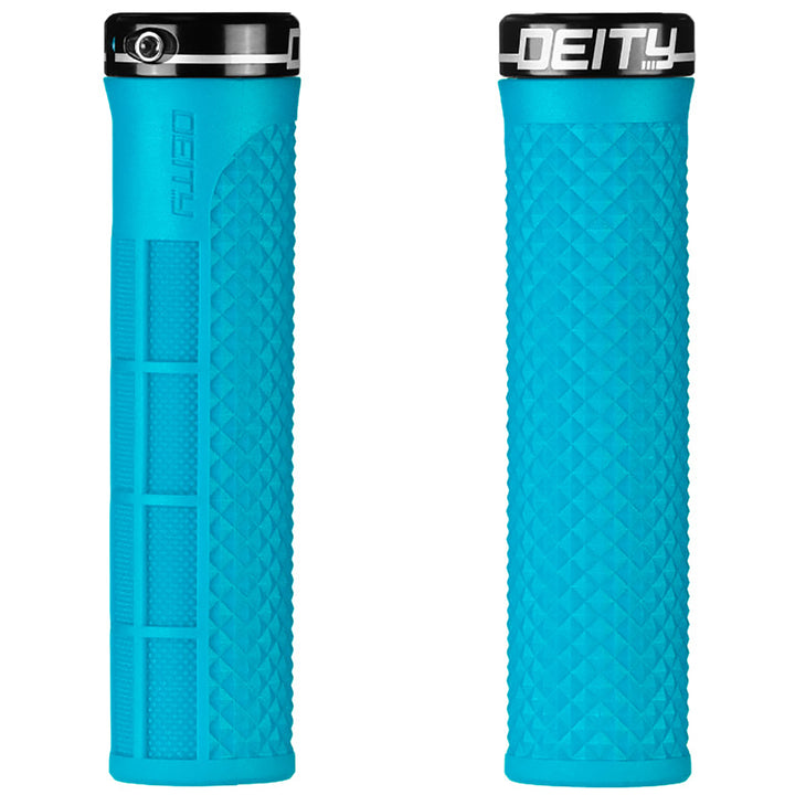 Deity Lockjaw Grips Turquoise