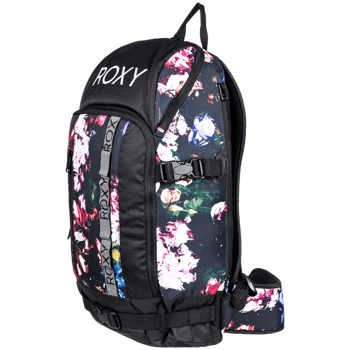 Roxy Tribute Backpack - Women's True Black Blooming Party