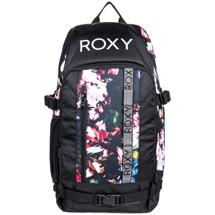 Roxy Tribute Backpack - Women's True Black Blooming Party