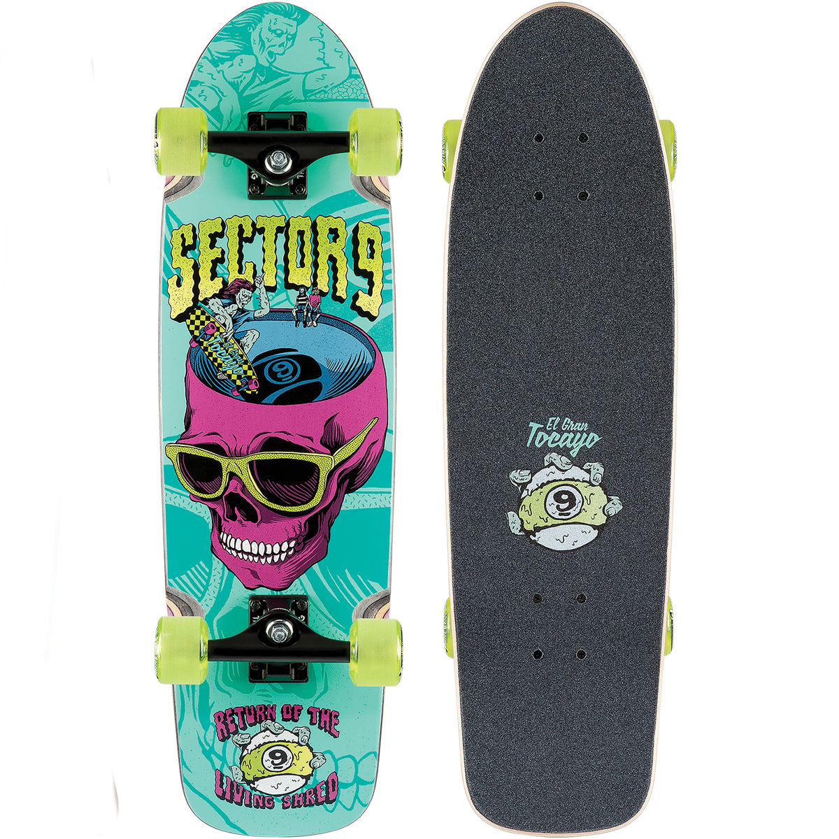 Sector 9 Return of Shred Cruiser Skateboard Complete