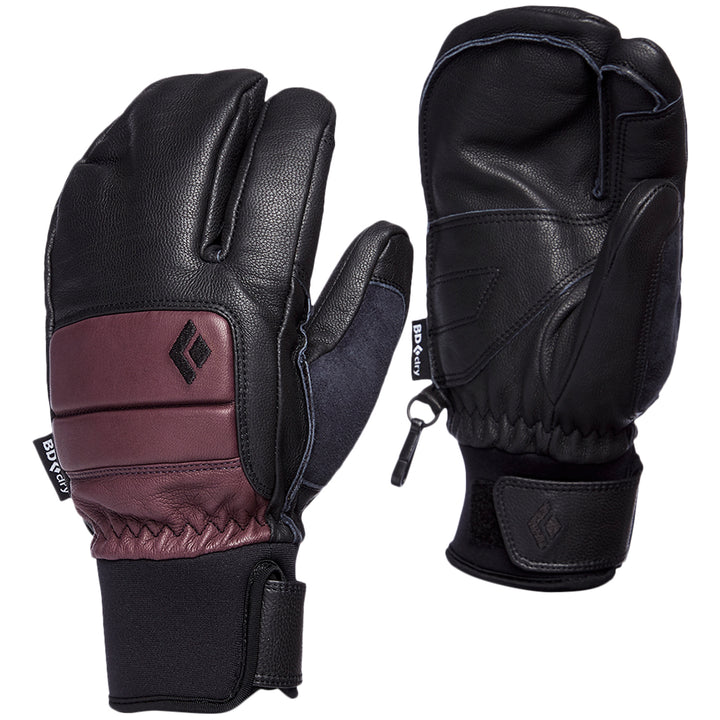 Black Diamond Spark Finger Gloves - Women's Bordeaux