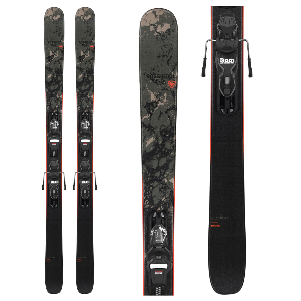 Rossignol Black Ops Smasher Skis + Xpress 10 GW Bindings 2021