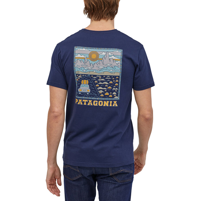 Patagonia Summit Road Organic T-Shirt - Men's Classic Navy