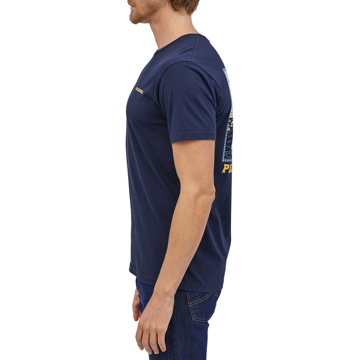 Patagonia Summit Road Organic T-Shirt - Men's Classic Navy